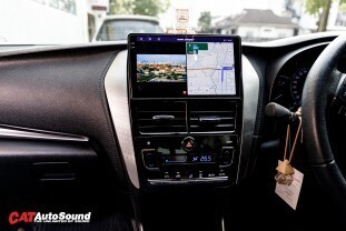 Yaris Ativ จอแอนดรอย Alpha coustic Q11 008