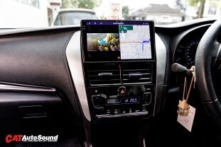 Yaris Ativ จอแอนดรอย Alpha coustic Q11 009