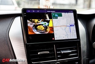 Yaris Ativ จอแอนดรอย Alpha coustic Q11 011