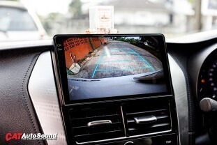 Yaris Ativ จอแอนดรอย Alpha coustic Q11 012
