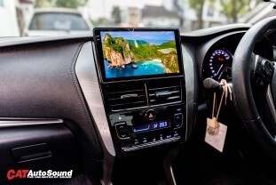 Yaris Ativ จอแอนดรอย Alpha coustic Q11 013