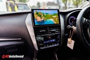 Yaris Ativ จอแอนดรอย Alpha coustic Q11 014