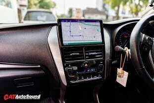 Yaris Ativ จอแอนดรอย Alpha coustic Q11 016