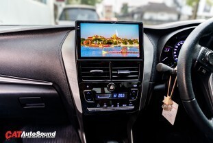 Yaris Ativ จอแอนดรอย Alpha coustic Q11 015