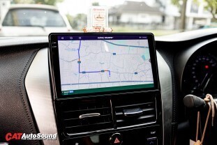 Yaris Ativ จอแอนดรอย Alpha coustic Q11 018