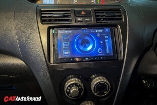 VIOS ชุดอัพเกรด จอ ALPINE + ชุดลำโพง JL BASS BOX ALPINE 007