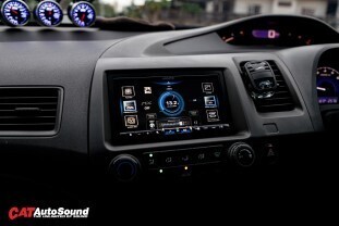 HONDA CIVIC FD ALPINE iLX-F507E+ชุดลำโพงALPINE 022