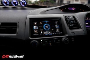 HONDA CIVIC FD ALPINE iLX-F507E+ชุดลำโพงALPINE 023