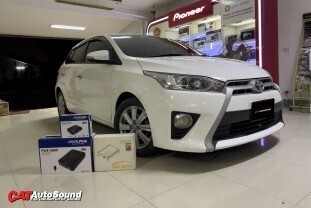 Yaris 2016 DSP ALPINE + AMP ARC +SUB ALPINE 003