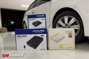Yaris 2016 DSP ALPINE + AMP ARC +SUB ALPINE 004