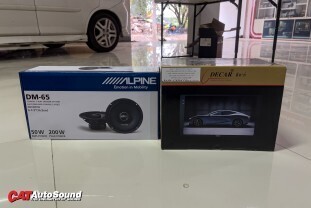 Suzuki Swifi Gen1 จอแอนดรอย DECAR 2K + ลำโพงคู่หน้า Alpine +กล้องหลัง 012