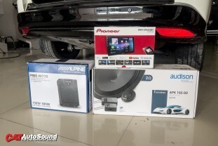 HR-V 2014-2020 Pioneer DMH-AP6650BT + ชุดเครื่องเสียง Audison ,Alpine 003
