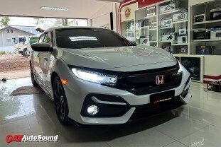 CIVIC FK ชุดลำโพง ALPINE SET + HARMOTECH 003