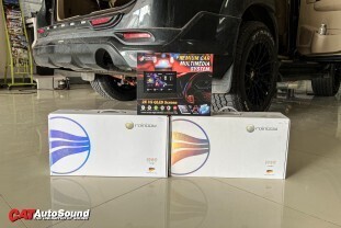 FORTUNER 2011-2015 ติดตั้งจอKANZEN พร้อมชุดลำโพงRainbow หน้า-หลัง 003