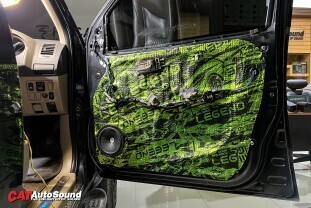 FORTUNER 2011-2015 ติดตั้งจอKANZEN พร้อมชุดลำโพงRainbow หน้า-หลัง 007