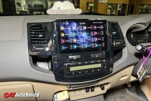 FORTUNER 2011-2015 ติดตั้งจอKANZEN พร้อมชุดลำโพงRainbow หน้า-หลัง 017