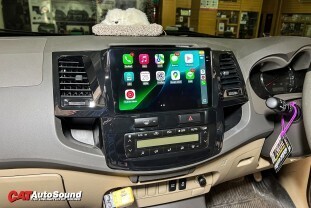 FORTUNER 2011-2015 ติดตั้งจอKANZEN พร้อมชุดลำโพงRainbow หน้า-หลัง 022