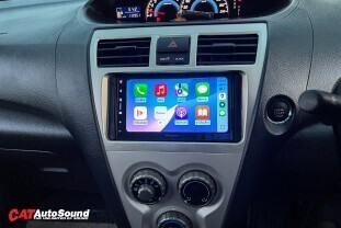 Vios 2009-2013 ติดชุดจอพร้อมลำโพง Pioneer DMH-A5650BT + ALPINE DM 007