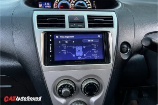 Vios 2009-2013 ติดชุดจอพร้อมลำโพง Pioneer DMH-A5650BT + ALPINE DM 008