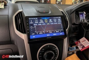 ISUZU D-MAX จอแอนดรอย ALPINE INE-AX809 ใช้กล้องหลังเดิม 005