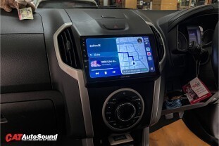 ISUZU D-MAX จอแอนดรอย ALPINE INE-AX809 ใช้กล้องหลังเดิม 004