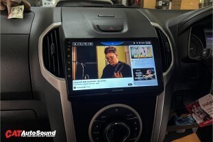 ISUZU D-MAX จอแอนดรอย ALPINE INE-AX809 ใช้กล้องหลังเดิม 006