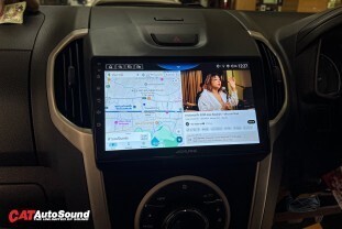 ISUZU D-MAX จอแอนดรอย ALPINE INE-AX809 ใช้กล้องหลังเดิม 007