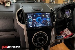ISUZU D-MAX จอแอนดรอย ALPINE INE-AX809 ใช้กล้องหลังเดิม 009