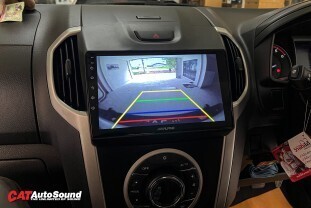 ISUZU D-MAX จอแอนดรอย ALPINE INE-AX809 ใช้กล้องหลังเดิม 008