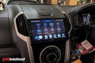 ISUZU D-MAX จอแอนดรอย ALPINE INE-AX809 ใช้กล้องหลังเดิม 010