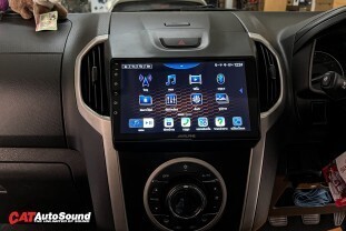 ISUZU D-MAX จอแอนดรอย ALPINE INE-AX809 ใช้กล้องหลังเดิม 012