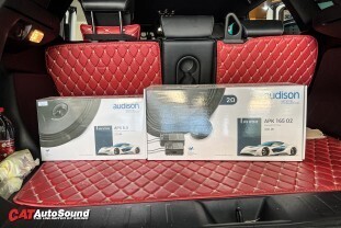 X-FORCE ชุดลำโพงหน้า Audison APK 165 2 ohm+ ชุดลำโพงหลัง Audison APX 6.5+ DSP ALPINE PWE-M60-4 + BASSBOX ALPINE PWE-M770 019