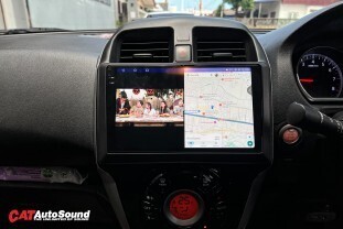 Nissan Almera 2012จอแอนดรอยYuemi P5 006